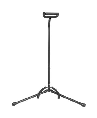 Gitar standı tutucu yolu beyaz üzerinde izole