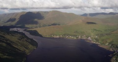 Killary Harbour (İrlanda 'da tek fiyort), Connemara, Galway, İrlanda