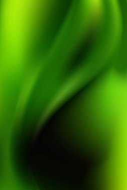 Soyut lüks yeşil ipek dalga. Sıvı çiçek akış formu. Soyut yeşil arkaplan. Parlak eğim akışı. Sıvı boyalı duvar kağıdı. Modern kapak tasarımı. Örtünün soyut yeşil arkaplanı