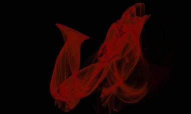 Büyülü kozmik gizem soyut arka planı. Renkli duman, suda mürekkep, evrenin desenleri. Soyut hareket, ateş akışı, alev