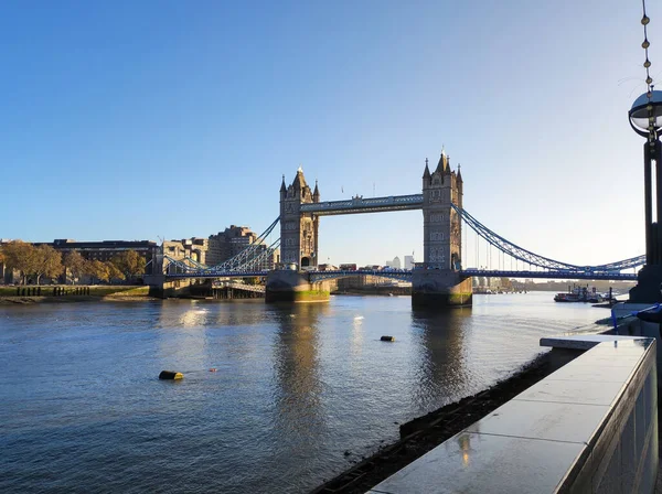 Beautiful Tower Bridge London Blue Sky Background — Fotografia de Stock