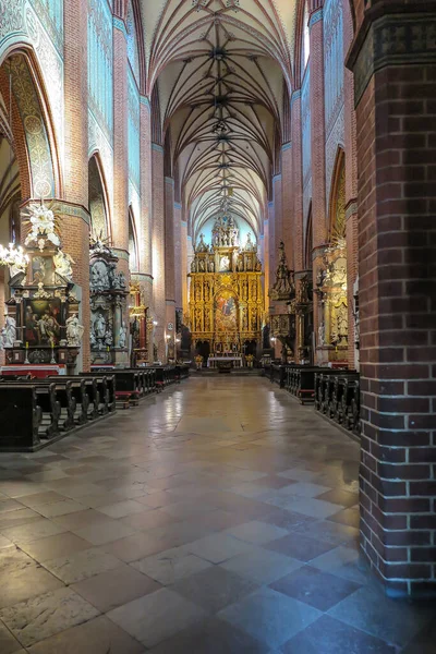 Pelplin Poland September 2016 Historic Interior Cathedral Pelplin Poland — 图库照片