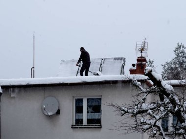 Snow removal from roof solar collectors and photovoltaic panels in a snowy winter?
