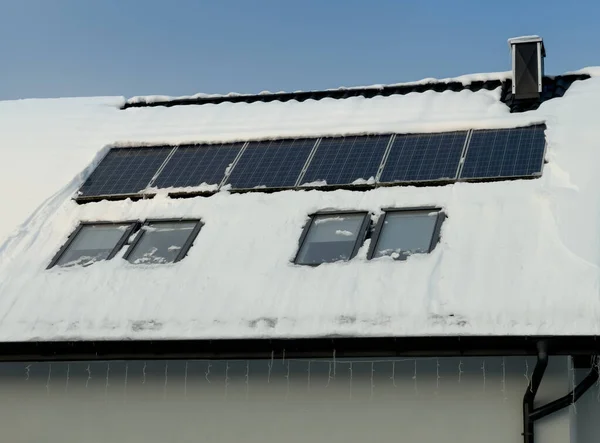 Snow removal from roof solar collectors and photovoltaic panels in a snowy winter?