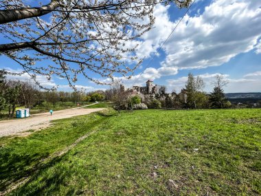 Tenczyn Şatosu - Jura Krakowsko-Çekoslovakya 'daki bir şatonun kalıntıları, Krakow poviat' ta, Polonya 'nın daha küçük bir bölgesindeki Rudno köyünde, Kartal Yuvaları olarak adlandırılan yerde.,