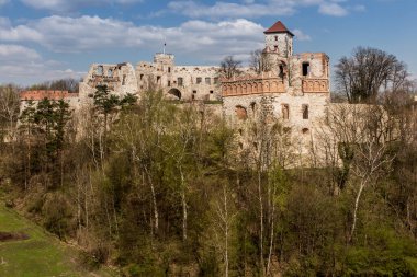 Tenczyn Şatosu - Jura Krakowsko-Çekoslovakya 'daki bir şatonun kalıntıları, Krakow poviat' ta, Polonya 'nın daha küçük bir bölgesindeki Rudno köyünde, Kartal Yuvaları olarak adlandırılan yerde.,