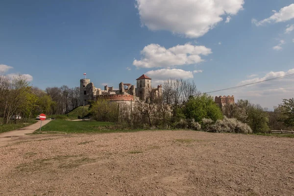 Κάστρο Tenczyn Ερείπια Ενός Κάστρου Που Βρίσκεται Στο Jura Krakowsko — Φωτογραφία Αρχείου