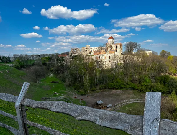 Tenczyn Castle Ruins Castle Located Jura Krakowsko Czstochowska Included Called — Stock Photo, Image