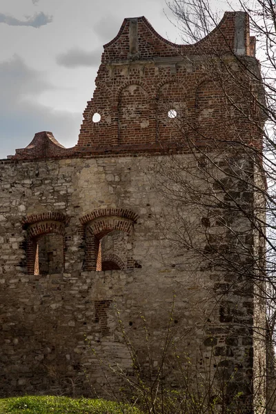 Tenczyn Castle Castle Ruins Fragments Walls Village Rudno Krakow Poland — Stock Photo, Image
