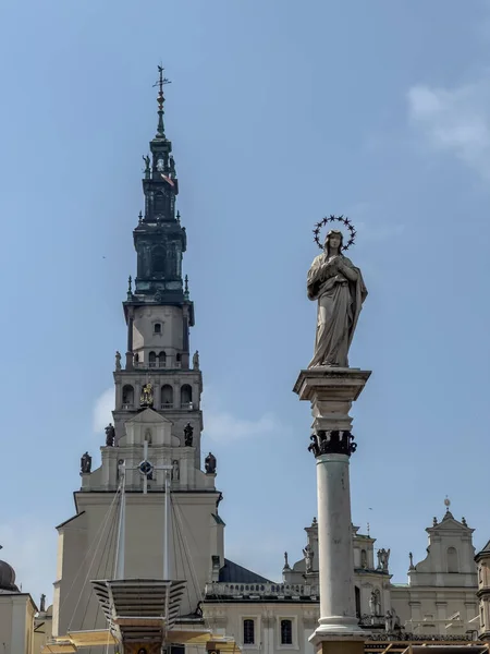 Santuario Nacional Polonia Monasterio Nuestra Señora Czestochowa Jasna Gora Mayo —  Fotos de Stock