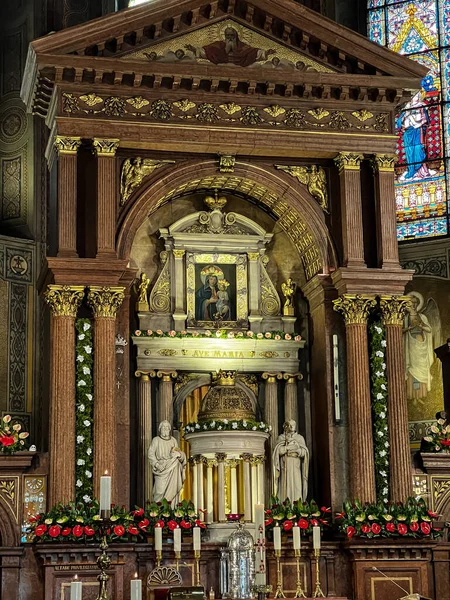 Piekary Slaskie Poland May 2023 Main Altar Miraculous Image Virgin — Stock Photo, Image