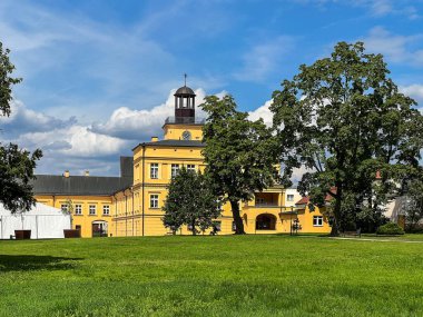 Koszecin, Polonya, 13 Ağustos 2023: Koszecin ve Stanislaw Hadyna Anıtı 'ndaki 