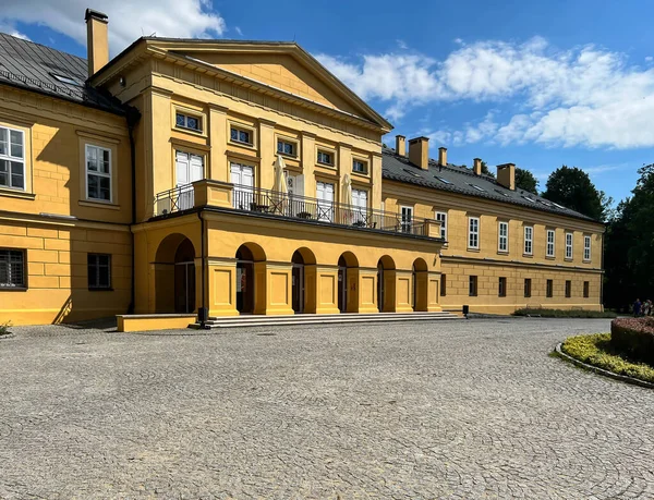 Koszecin Πολωνία Αυγούστου 2023 Ένα Πρώην Παλάτι Που Είναι Έδρα — Φωτογραφία Αρχείου