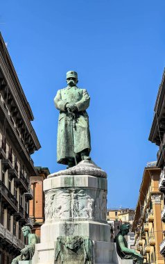 Umberto heykeli Ben Napoli, İtalya. Ben veya Humbert ben, takma iyi, Umberto İtalya kralı olarak 9 Ocak 1878 1900 yılında ölümüne kadar üzerinden yapıldı.