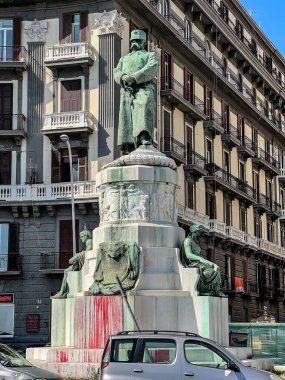 Umberto heykeli Ben Napoli, İtalya. Ben veya Humbert ben, takma iyi, Umberto İtalya kralı olarak 9 Ocak 1878 1900 yılında ölümüne kadar üzerinden yapıldı.