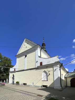Hrubieszow 'daki Aziz Nicholas Kilisesi. Hrubieszow' daki Katolik Kilisesi. Şehirdeki en eski kilise..