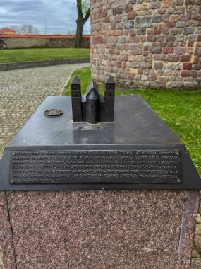 Polonya 'daki Kutsal Bakire Meryem ve Aziz' in tek kolej kilisesinin modeliyim. Tum 'daki Aleksego (Leczycka Archunivergiate) - 12. yüzyılda Leczyca yakınlarında inşa edilmiş bir kilise..