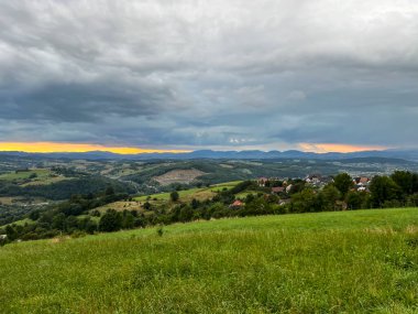 View, panorama visible from the Observation platform 