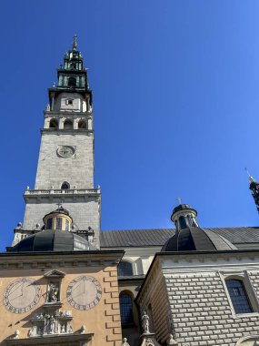 Polonya, Czestochwa 'daki Jasna Gora' daki Pauline Manastırı ve Marian Sığınağı. Polonya 'nın ruhani başkenti.