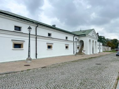 Former armory, the Asenal Museum in Zamosc in eastern Poland. clipart