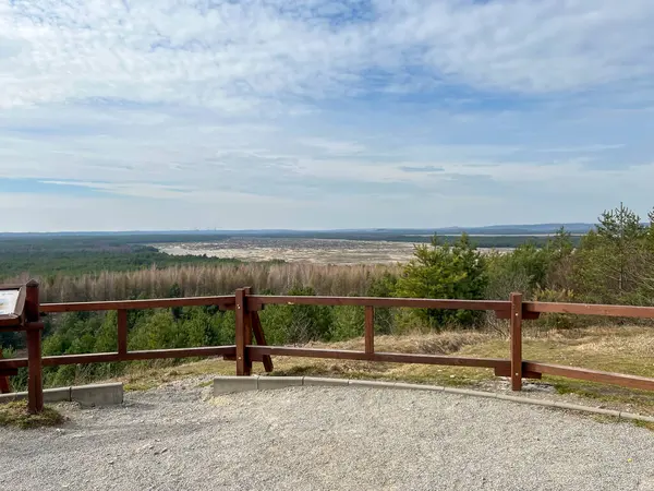 Polonya 'nın Klucze kasabası yakınlarındaki Bledowska Çölü' ne Çek Cumhuriyeti bakış açısı.