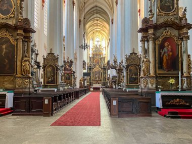 Wroclaw, 22 Temmuz 2025: Wroclaw 'daki St. Stanislaus Kilisesi, St. Dorothy ve St. Wenceslas Kilisesi.