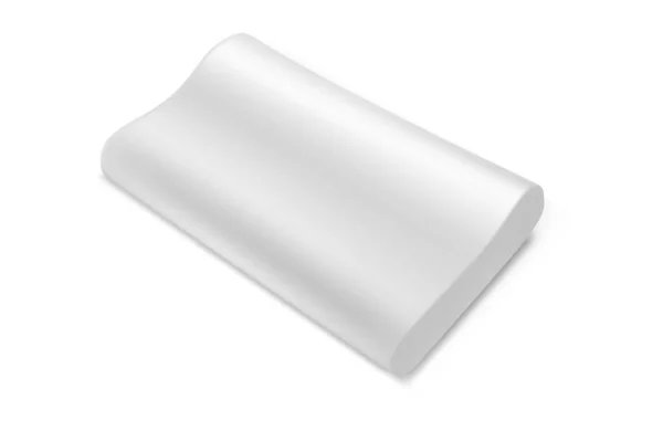 Imagem Vetorial Travesseiro Ortopédico Para Pescoço Almofada Isolada Realista Com — Vetor de Stock