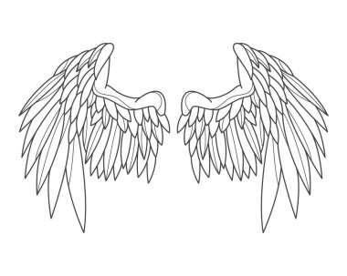 Melek kanatları ya da melek tüyü hatları. Kutsal ya da ilahi, ilahi ya da ruhsal işaret için taşıyıcı element. Özgürlük ve uçmanın sembolü ya da maskotu. Anka kuşu veya şahin tüyü. Hava ve Uçuş teması.
