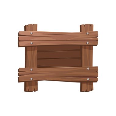 Bilgi için eski bilgi panosu ya da retro işareti. İleti için izole edilmiş işaret levhası. Vahşi batı boş plaket ya da kereste. Veri için arka plana dikkat edin. Hollywood arka planı. Çöl reklam panosu.