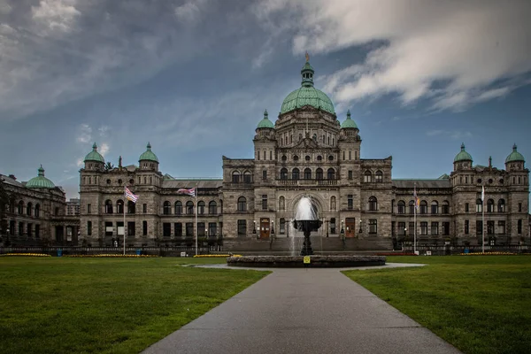 Edificio Del Parlamento Della Columbia Britannica Victoria — Foto Stock