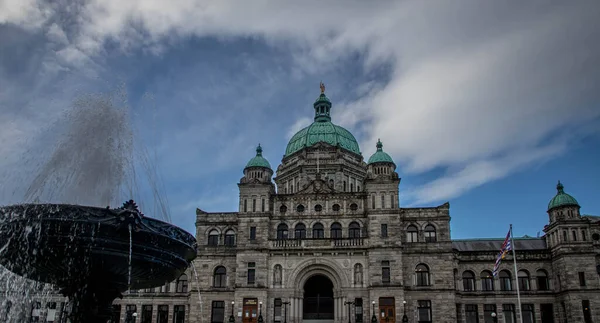 Parlamentsgebäude Von British Columbia Victoria — Stockfoto