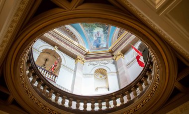 Cupola inside the British Colombia parliament building