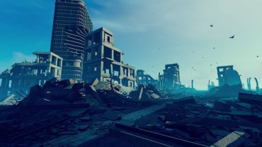 Mahvolmuş Şehir ve Apocalypse, Felaket ve Savaş Teması Altyapı.