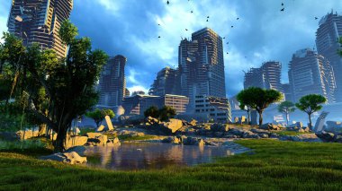 Harap şehir ve eski park