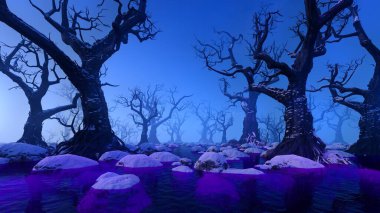 Eski parkın muhteşem manzarası