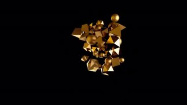 Sanat animasyonu geometrik şekiller
