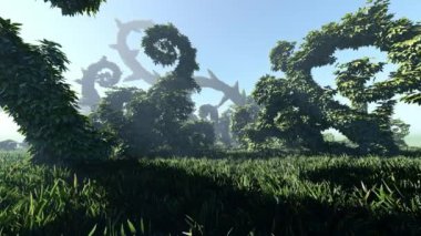 Peri ormanında hareket