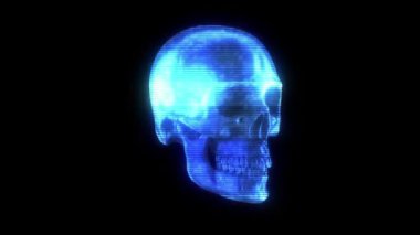 Kafatasını X-ray radyasyonunda döndürür