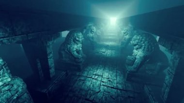 Mezardaki Taş Heykeller. Tarih, arkeoloji, mimari ve sanat teması üzerine animasyon