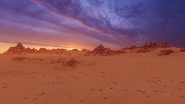 火星人景观全景 — 图库视频影像