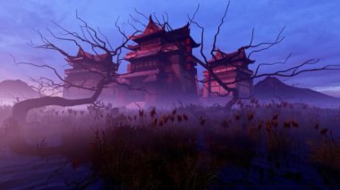 Mavi Gökyüzüne Karşı Evler. Tarih ve fantezi, macera ve seyahat teması üzerine animasyon.