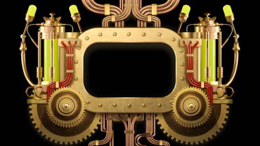 Steampunk Stili İzle. Steampunk, Prodüksiyon ve Makineler, Tarih ve Kalıntılar Teması.