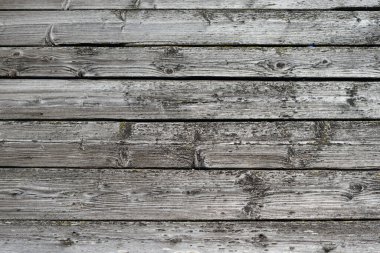 Eski tahtalardan çitin doğal yüzeyi.