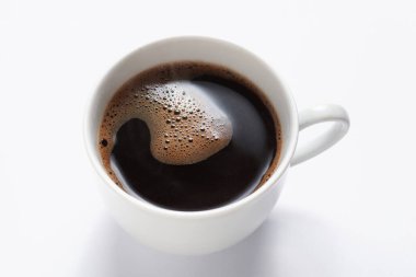kahve beyaz arka plan yakın Tarih