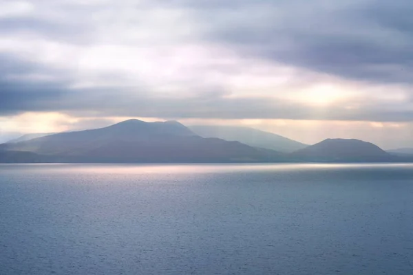 Piękny Widok Wzgórza Atlantyk Wzdłuż Wild Atlantic Way Hrabstwie Kerry — Zdjęcie stockowe