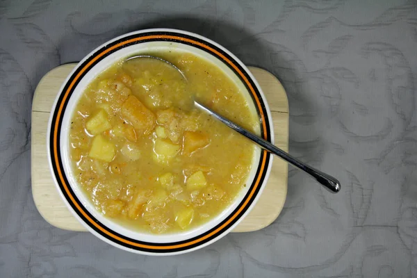 Bowl Grannys Turnip Stew — Stock Photo, Image