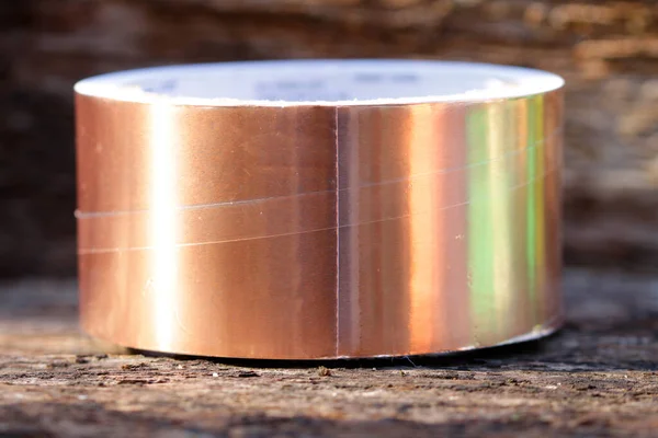 Kupferband Hilft Kupferfolienband Wirklich Gegen Schnecken — Stockfoto