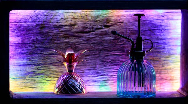 Konst Flaska Och Glas Atomizer — Stockfoto