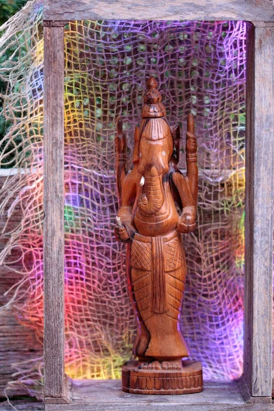 Handicraft Work Hindu God Ganesha — Stock Photo, Image