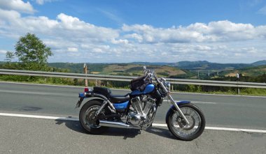 Bestwig ve Rthen arasındaki yolda, Soest bölgesindeki panorama fotoğrafçılığı